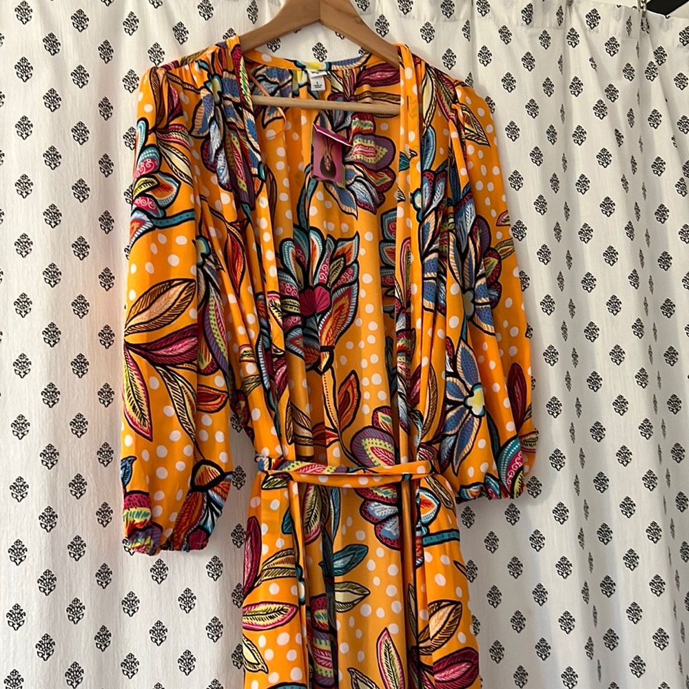 Vibrant Floral Women's Swim Coverup